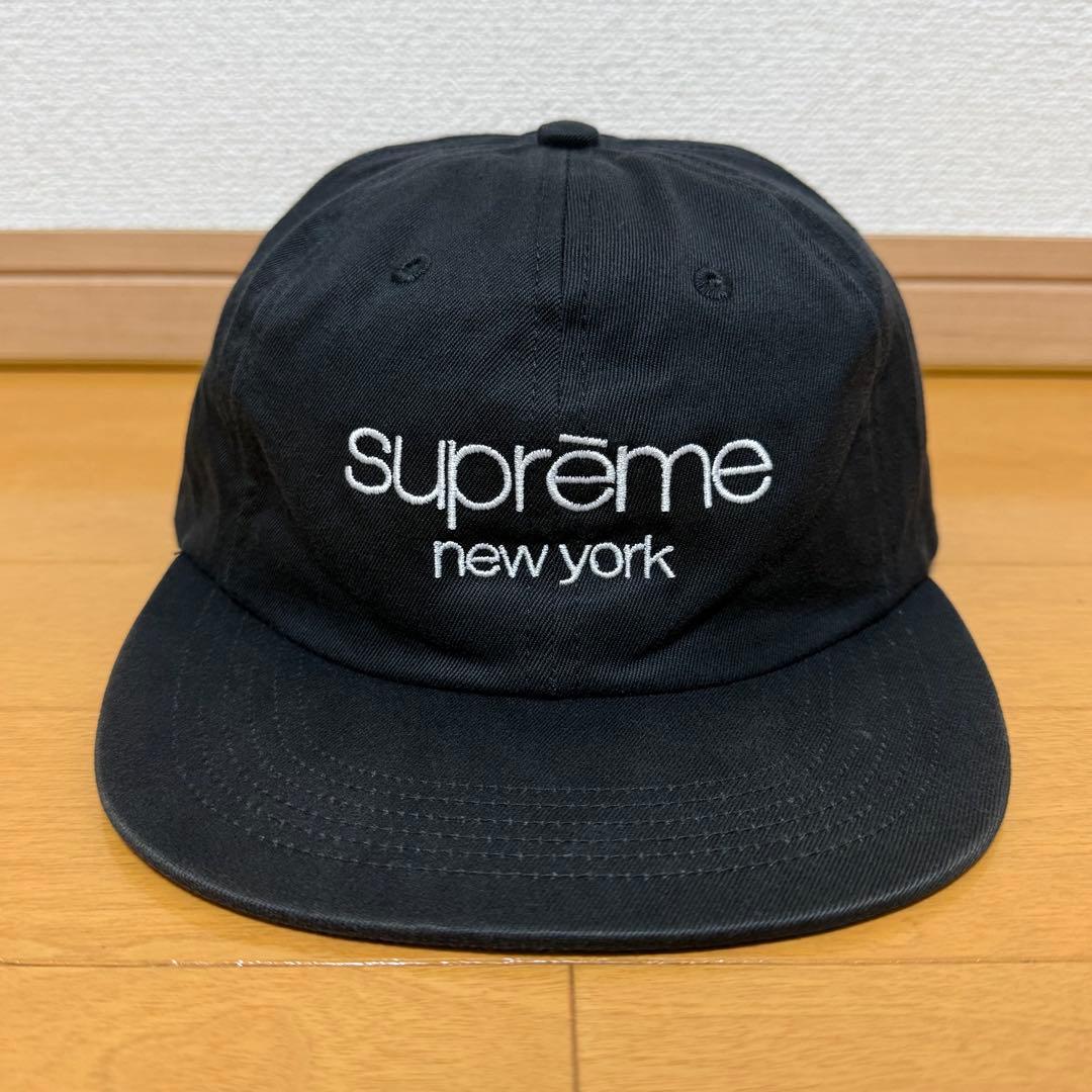 Supreme Classic Logo 6-Panel ブラック 17ss Supreme - Classic Logo 6 Panel - UG.SHAFT