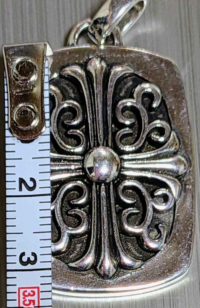 通販ファッション - (大人気)クロムハーツオーバルクロス925シルバー