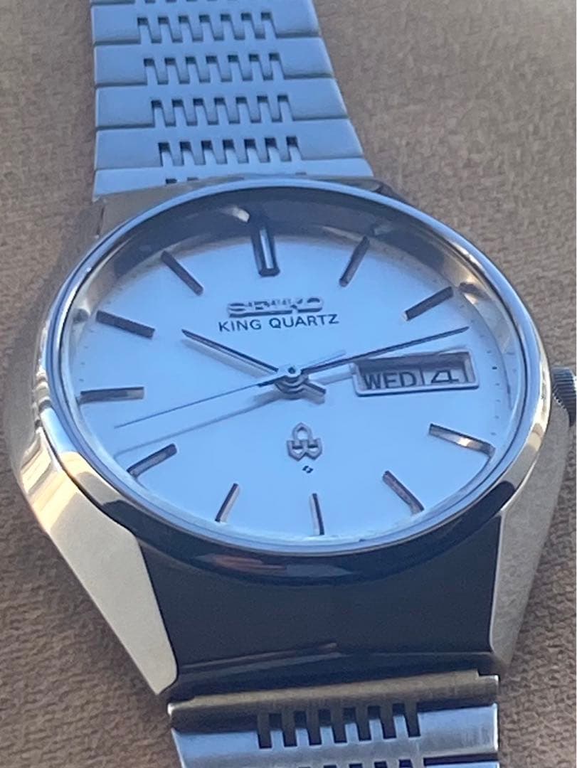 セイコーSEIKOキングクォーツ 電池新品 美品 - メルカリ