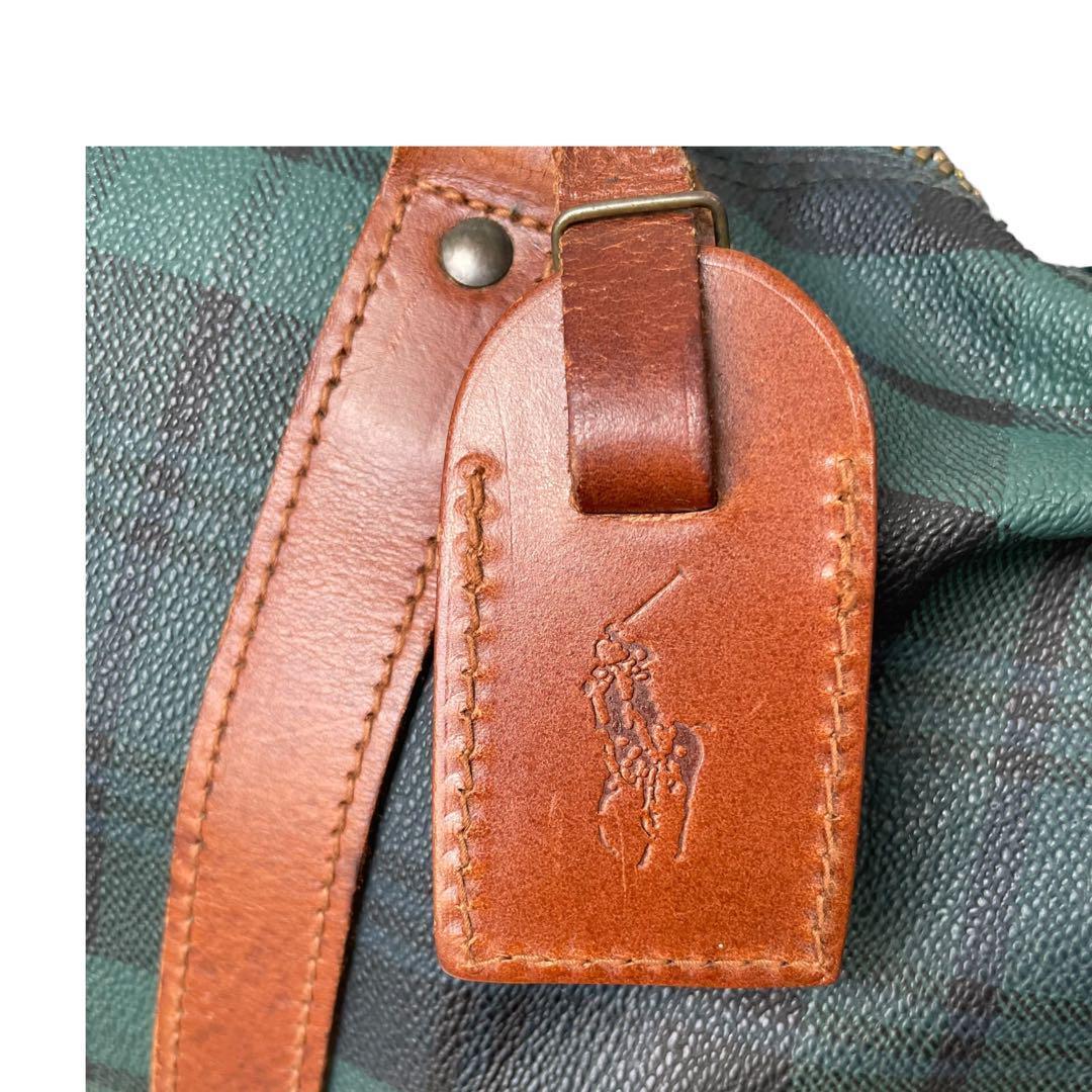 Vintage Polo Ralph Lauren☆チェック柄 ボストンバッグ