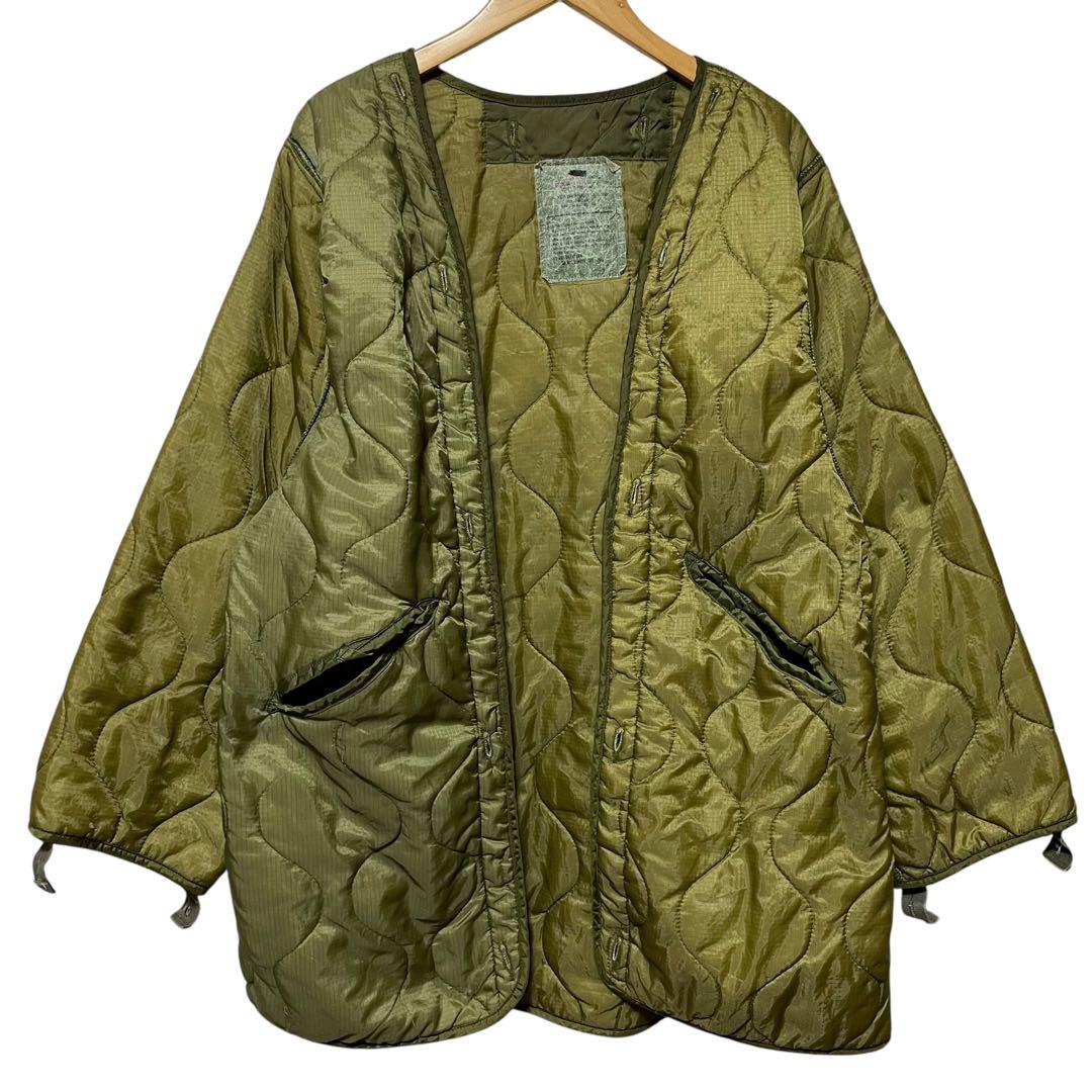 80s アメリカ軍 米軍 ナイト カモ フィッシュテール パーカー ライナー