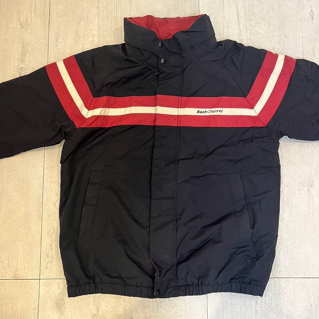 バックチャンネル　スタンドカラー　ジャケット　ブラック Back Channel】STAND COLLAR JACKET