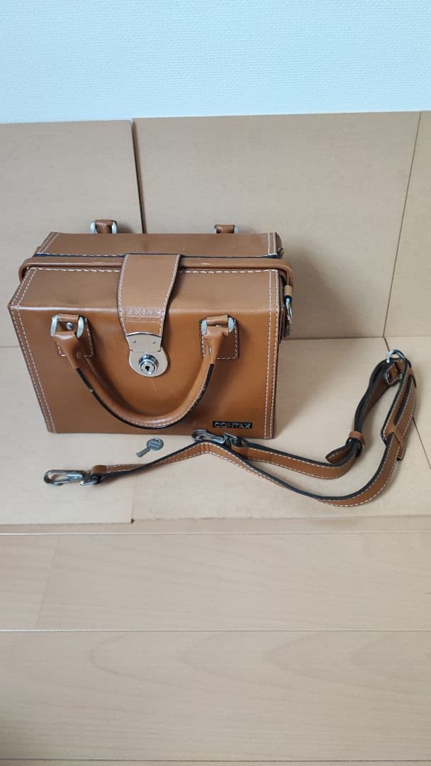 CONTAX コンタックス ZEISS レザー カメラバッグ - メルカリ