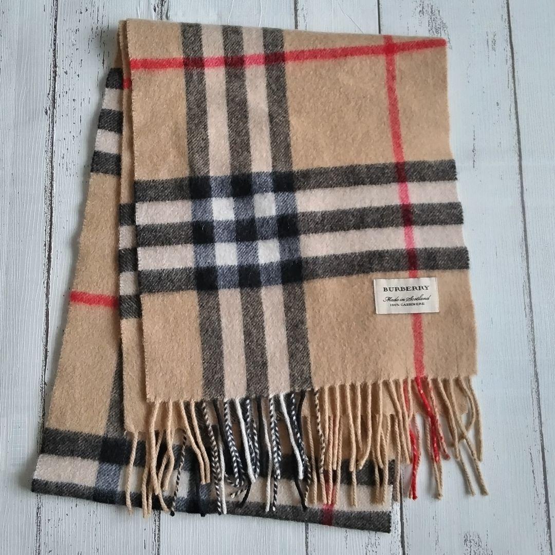 BURBERRY　バーバリーカシミヤ100%　マフラー　メガチェック 英国製 楽天市場】BURBERRY バーバリー マフラー カシミヤ バーバリーチェック