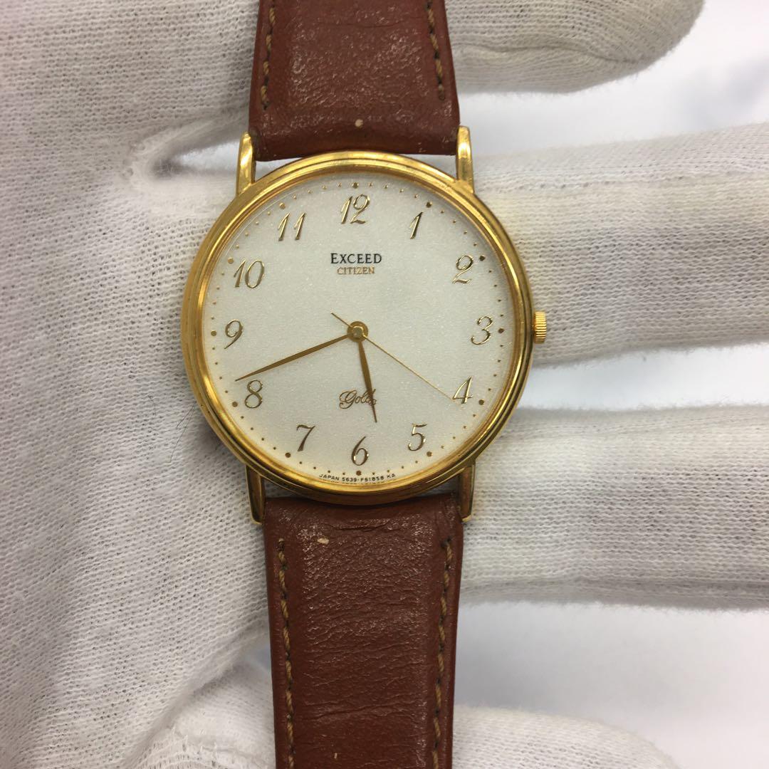 CITIZEN EXCEED シチズン エクシード 18K/750 稼働品 - メルカリ