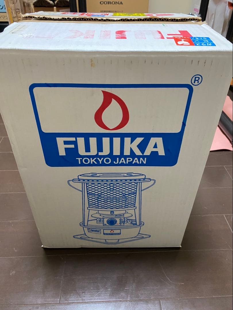 フジカ ハイペット FUJIKA HI-PET ストーブ 未使用 白 反射板付