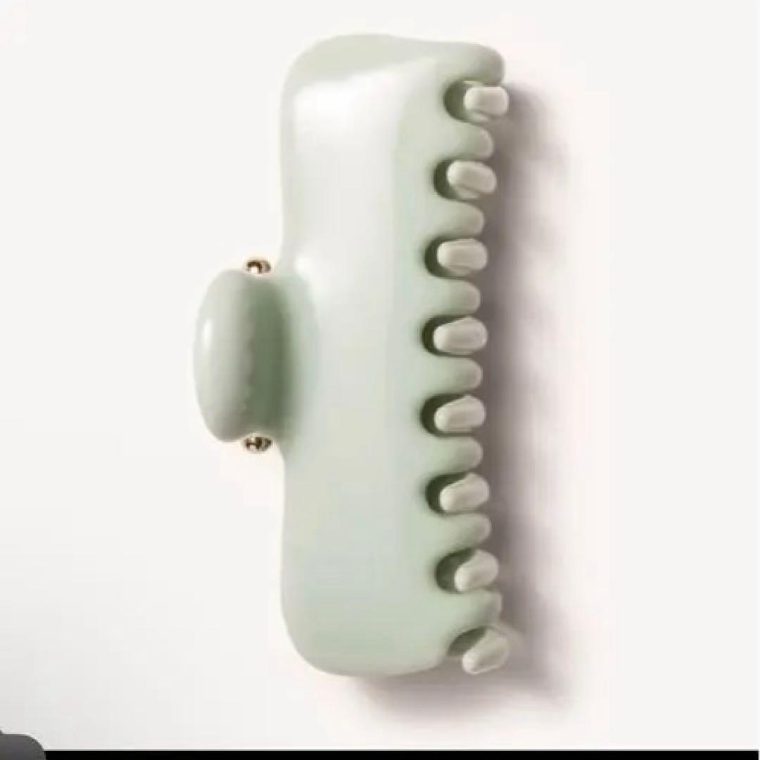 新品未使用 undo ヘアクリップ ライトグリーン クロークリップ 中型 箱