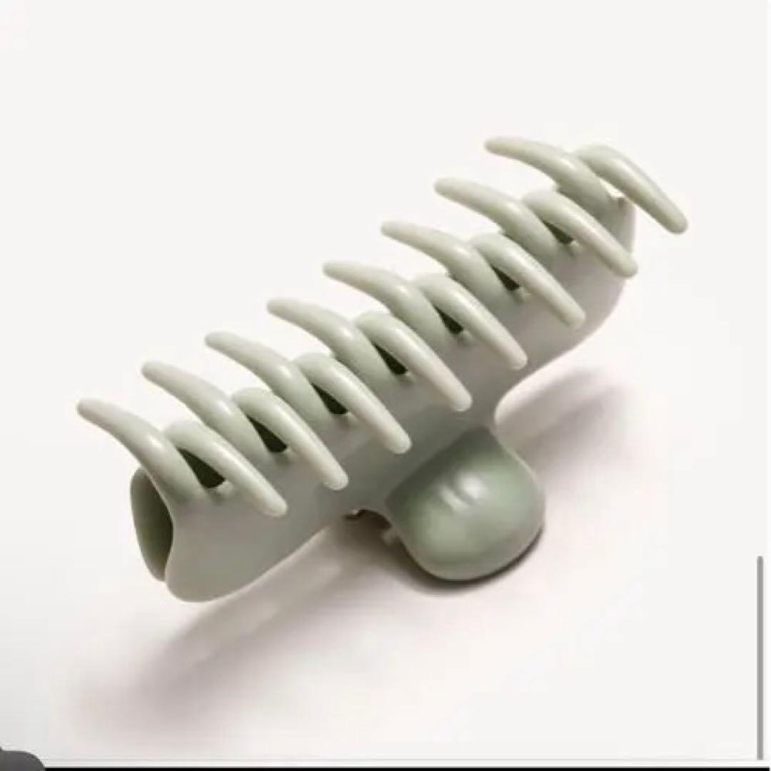 新品未使用 undo ヘアクリップ ライトグリーン クロークリップ 中型 箱