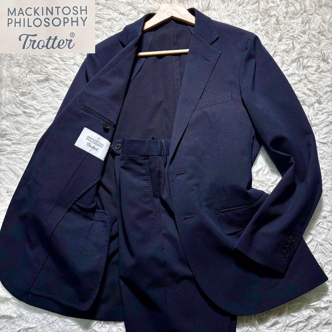 極美品】マッキントッシュ トロッター セットアップ ネイビー 38