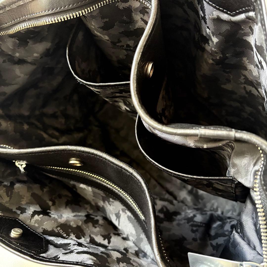 aniary アニアリ アンティークレザー トートバッグ 01-02017 黒