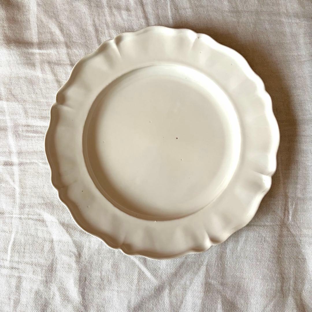 未使用 美品】河合竜彦 花リム レリーフ皿 25cm - メルカリ