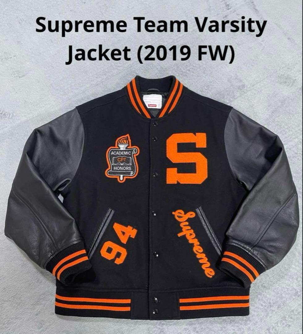 Supreme Team Varsity Jacket (2019 FW) 美品 - メルカリ