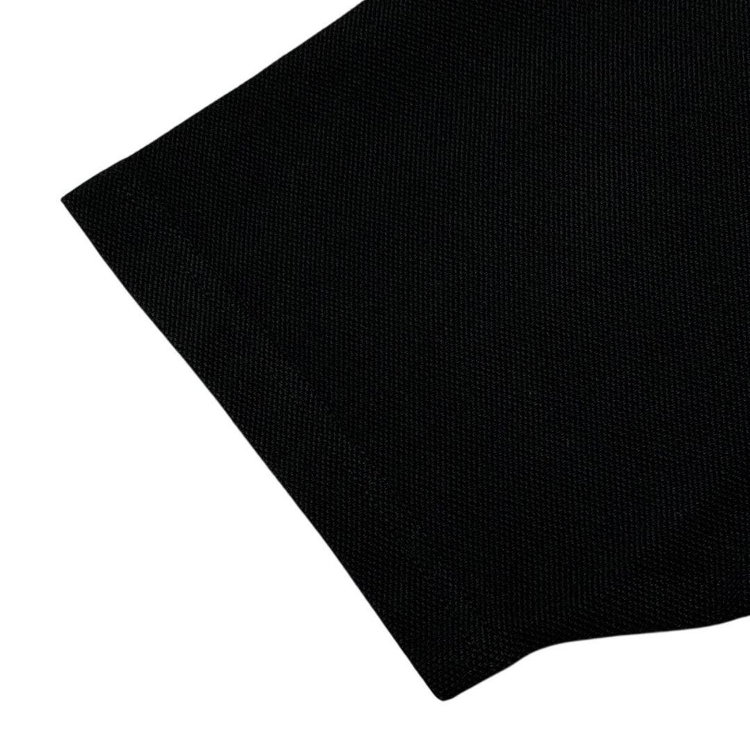 【美品】バーバリーロンドン ポロシャツ 半袖 ノヴァチェック 刺繍ロゴ 黒 L