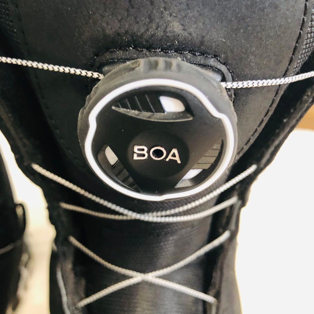 【美品】BURTON 子供用 スノボブーツ GROM BOA 21.0cm 黒