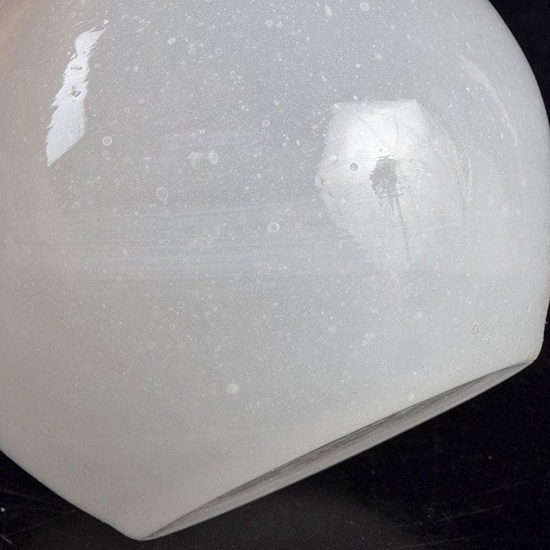 ガラス工芸　鶴亀図　雛徳利　一對　時代箱　縁起物　V　R8928