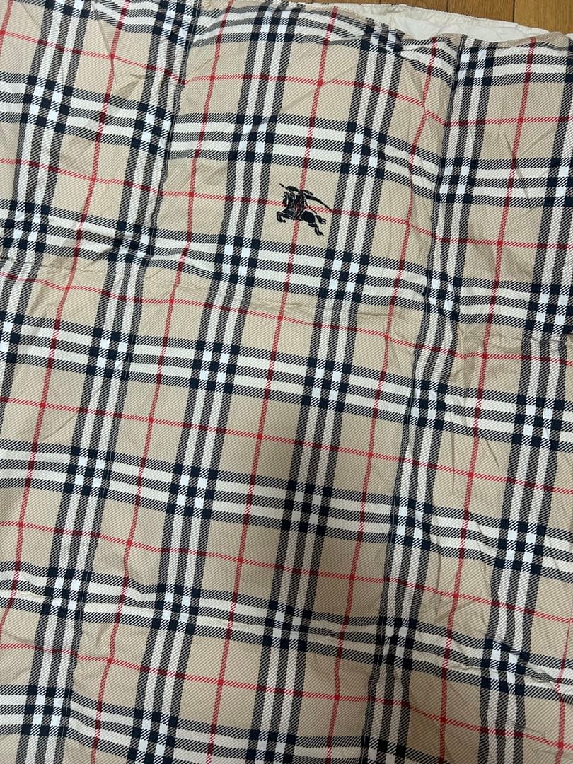 BURBERRY ダウンケット 羽毛肌掛け布団 羽毛布団 羽毛布団 肌掛け ダブル 洗える 日本製 春用 夏用 ホワイトダック