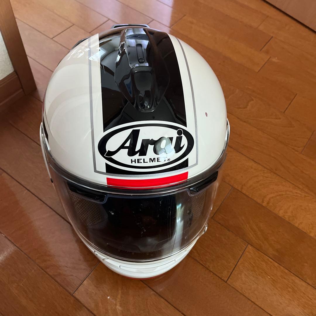 Arai フルフェイスヘルメット　サイズ57.58 新品】ARAI アライ オートバイ用フルフェイスヘルメット サイズ：57-58
