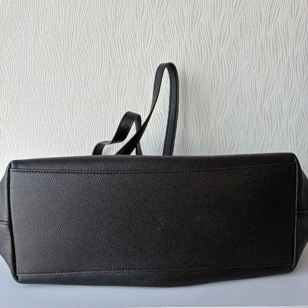 COACH F79608黒 レザートート A4可 ゴールド金具 - メルカリ