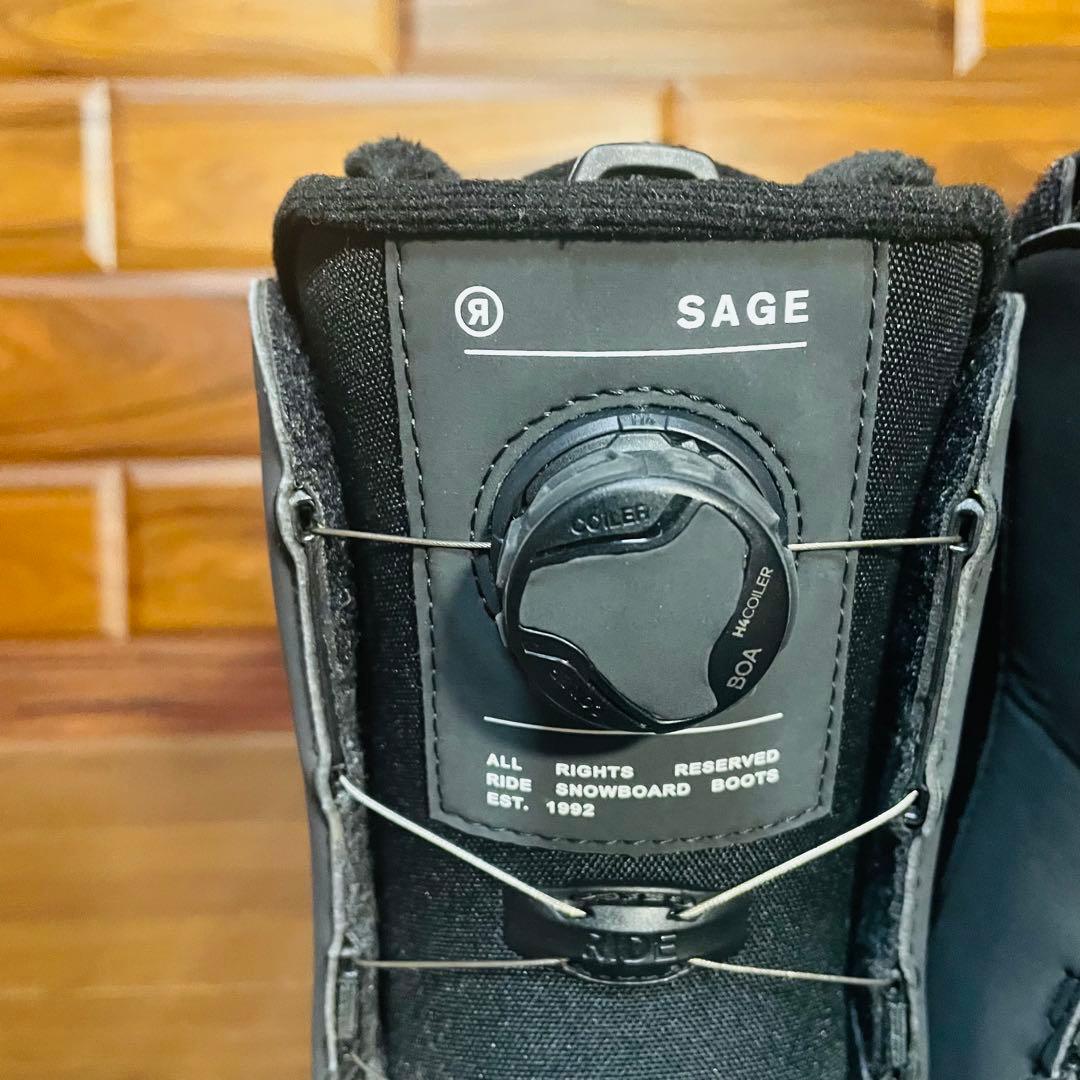 【超美品】RIDE ライド　SAGE BOA スノーボードブーツ 24.5cm