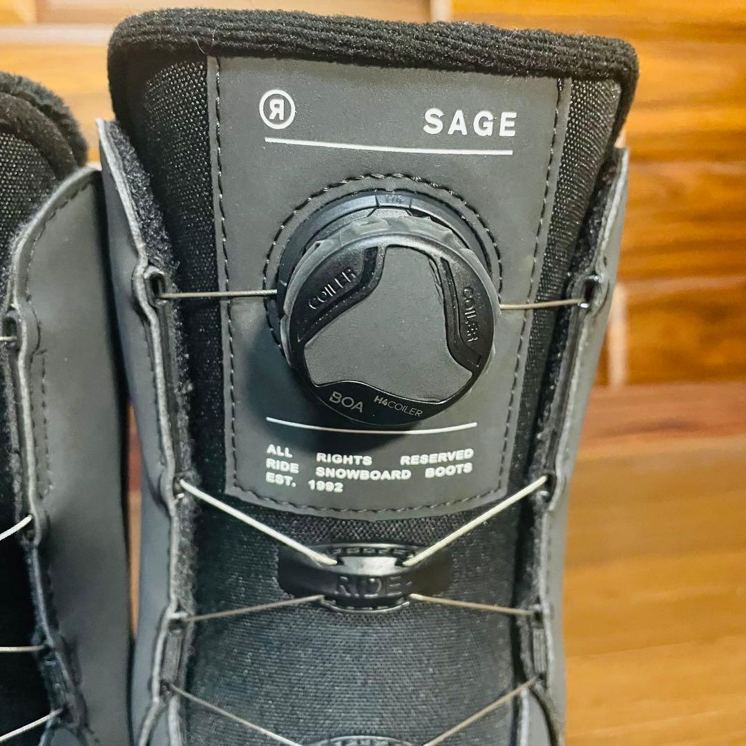 【超美品】RIDE ライド　SAGE BOA スノーボードブーツ 24.5cm