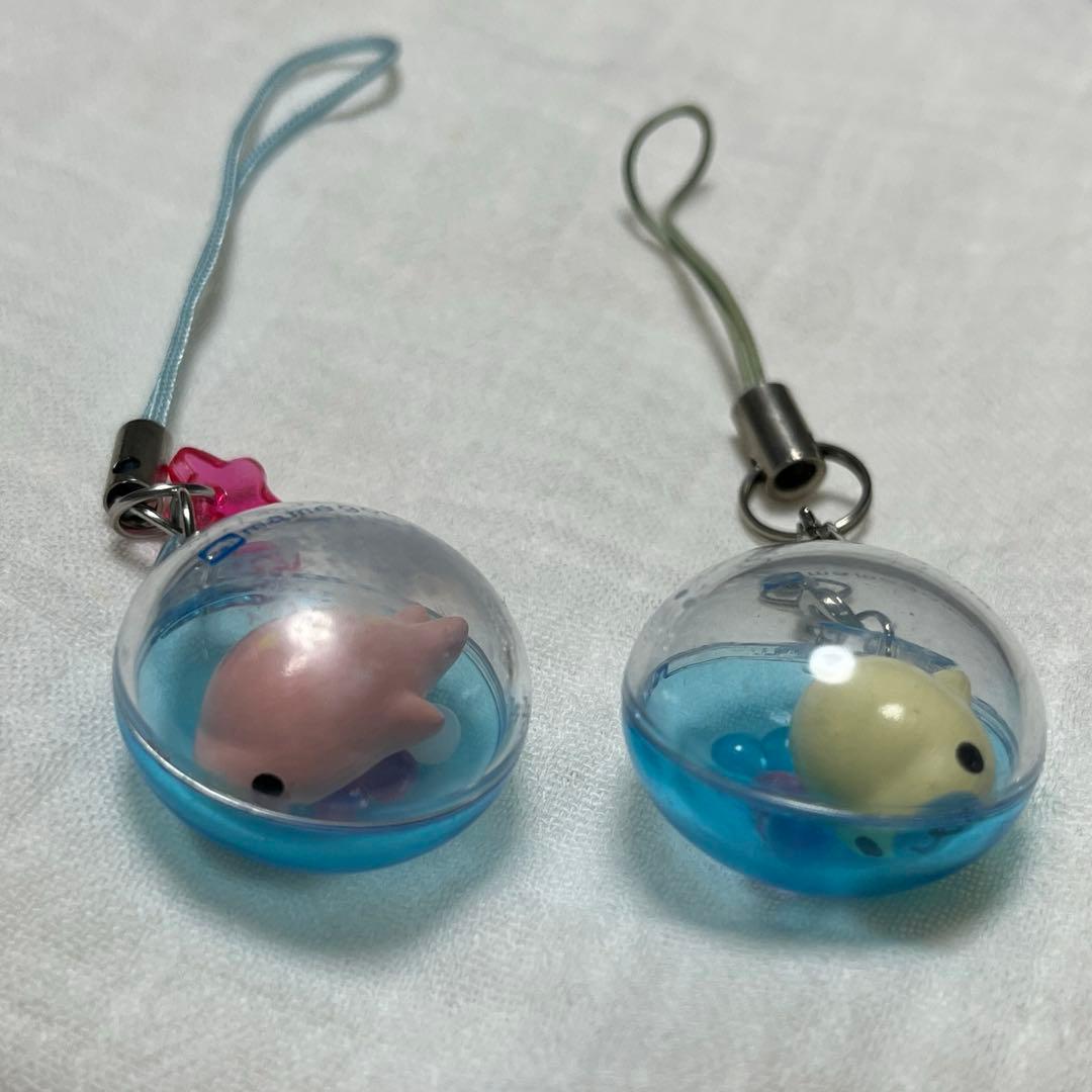 サンエックス まめゴマ しゃかしゃかストラップ 平成レトロ 2個セット