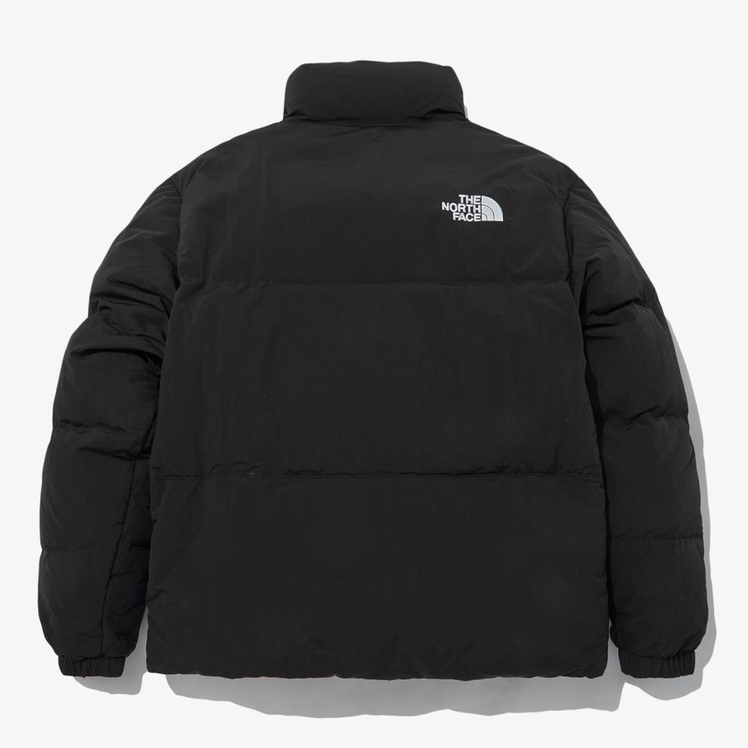 Mノースフェイス700相当マットブラック艶なし黒ネオパッフィーダウン