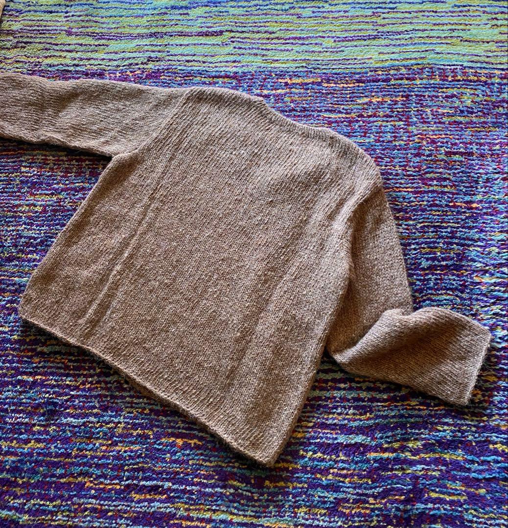 ババグーリ 手紬ぎアルパカお守りニット 2022冬 美品 ヨーガンレール
