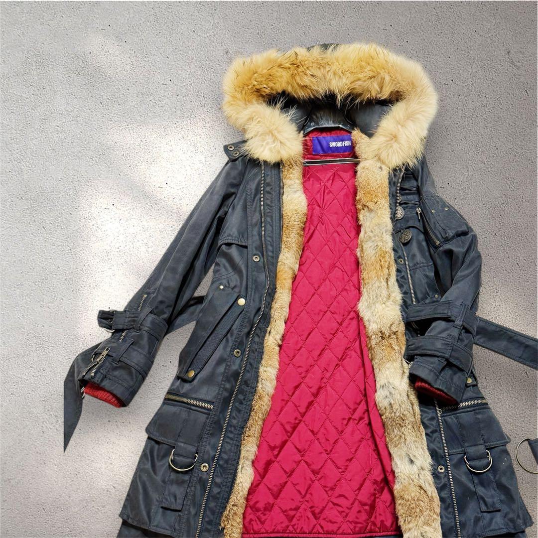 SWORD FISH ２WAY ロングモッズコート　ロングコート　リアルファー 楽天市場】【全品ポイント15倍】ライナー付き2wayモッズコート モッズ