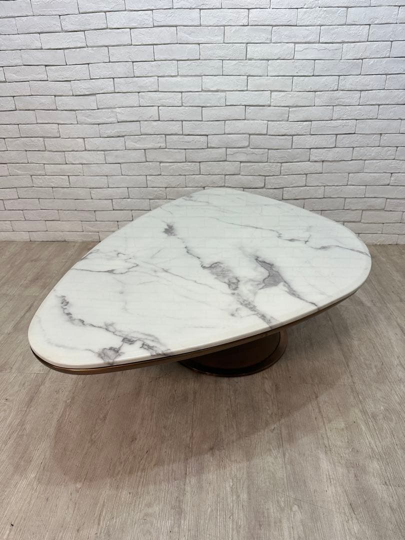 【東京23区配送無料】ミッドセンチュリー　センター　テーブル　大理石　コーヒー