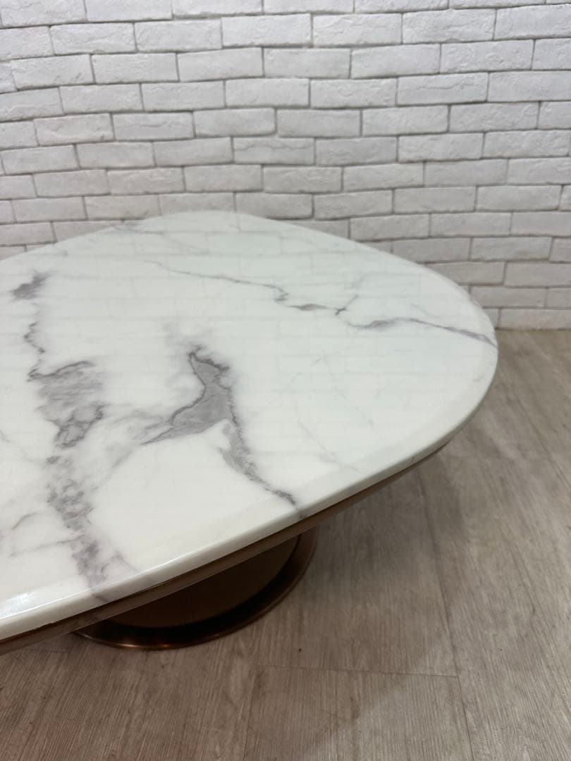 【東京23区配送無料】ミッドセンチュリー　センター　テーブル　大理石　コーヒー