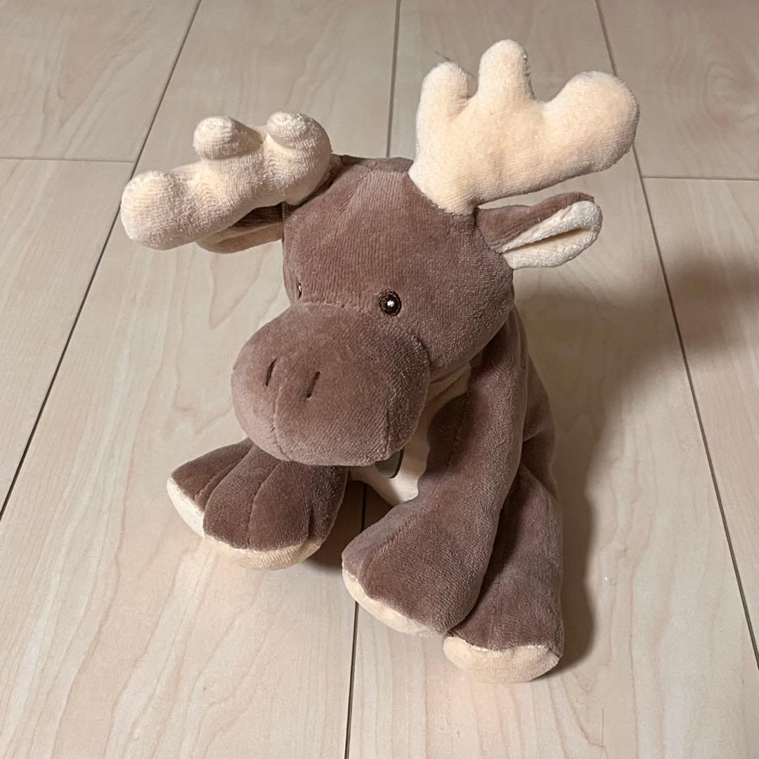 極美品/希少色 N*N様 VOLVO ボルボ 鹿 エルク ぬいぐるみ 特大 非売品