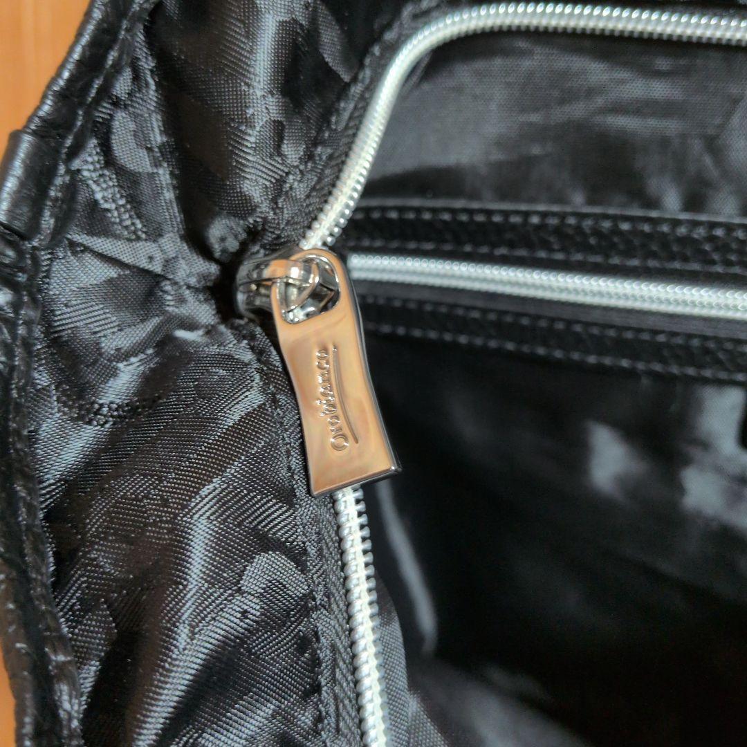 【お値下げ不可】オロビアンコ　トートバッグ　ブラック【目立った傷や汚れなし】