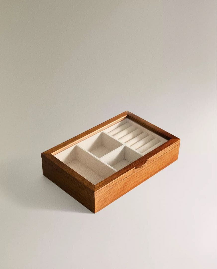 新品　ZARA  ウッド ジュエリーボックス ZARA HOME】ウッド ジュエリーボックス (ZARA HOME/小物入れ(トレイ