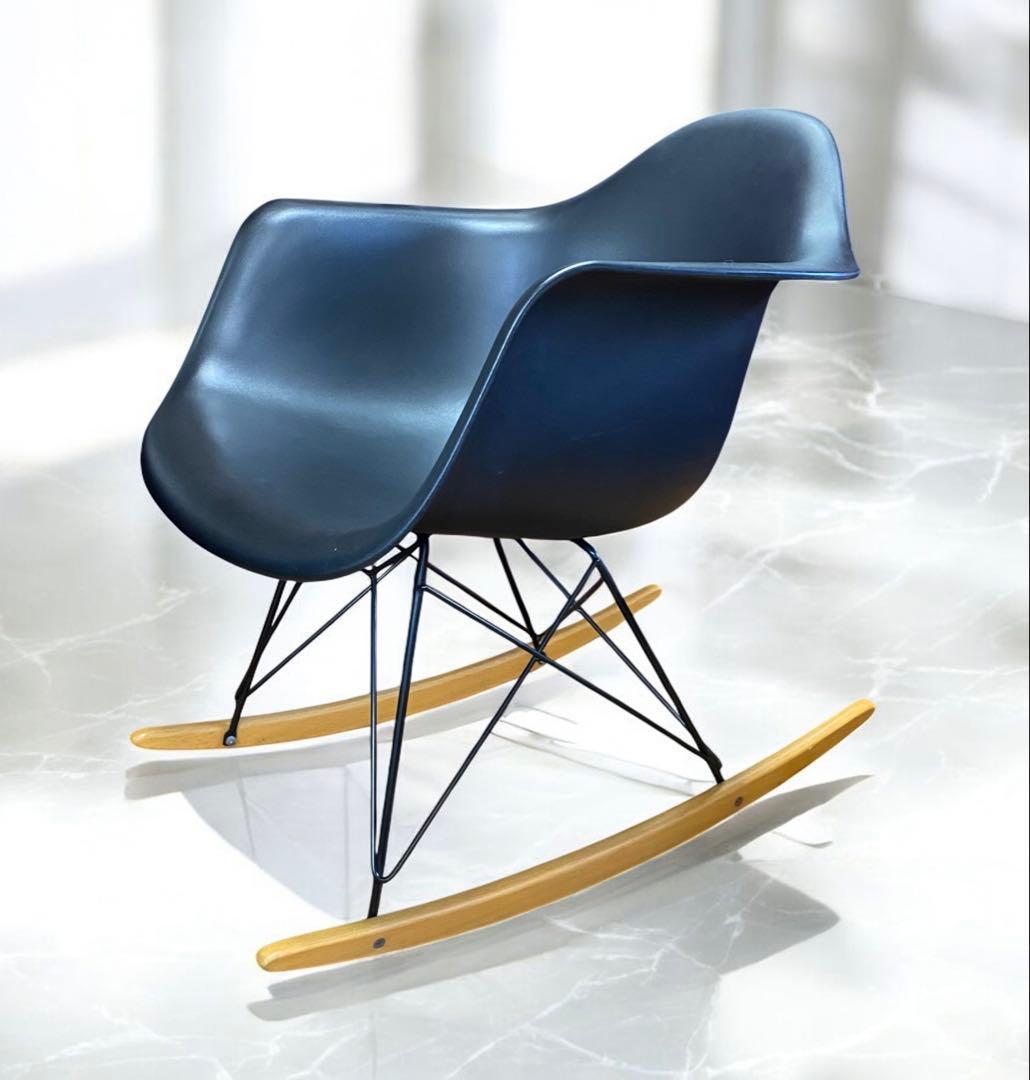 リプロダクト　イームズ　RAR　ロッキング　アームシェルチェア　ブラック