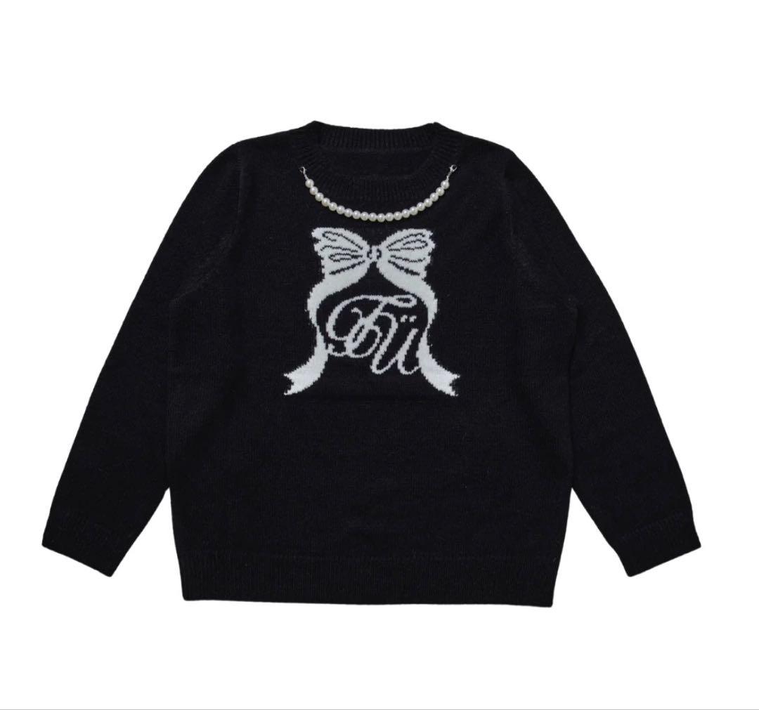 即日発送】 トリートユアセルフ リボンニットプルオーバー - メルカリ