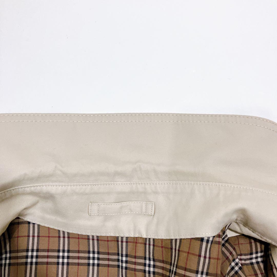 【美品】バーバリーブラックレーベル　ダブルトレンチコート　ライトベージュ