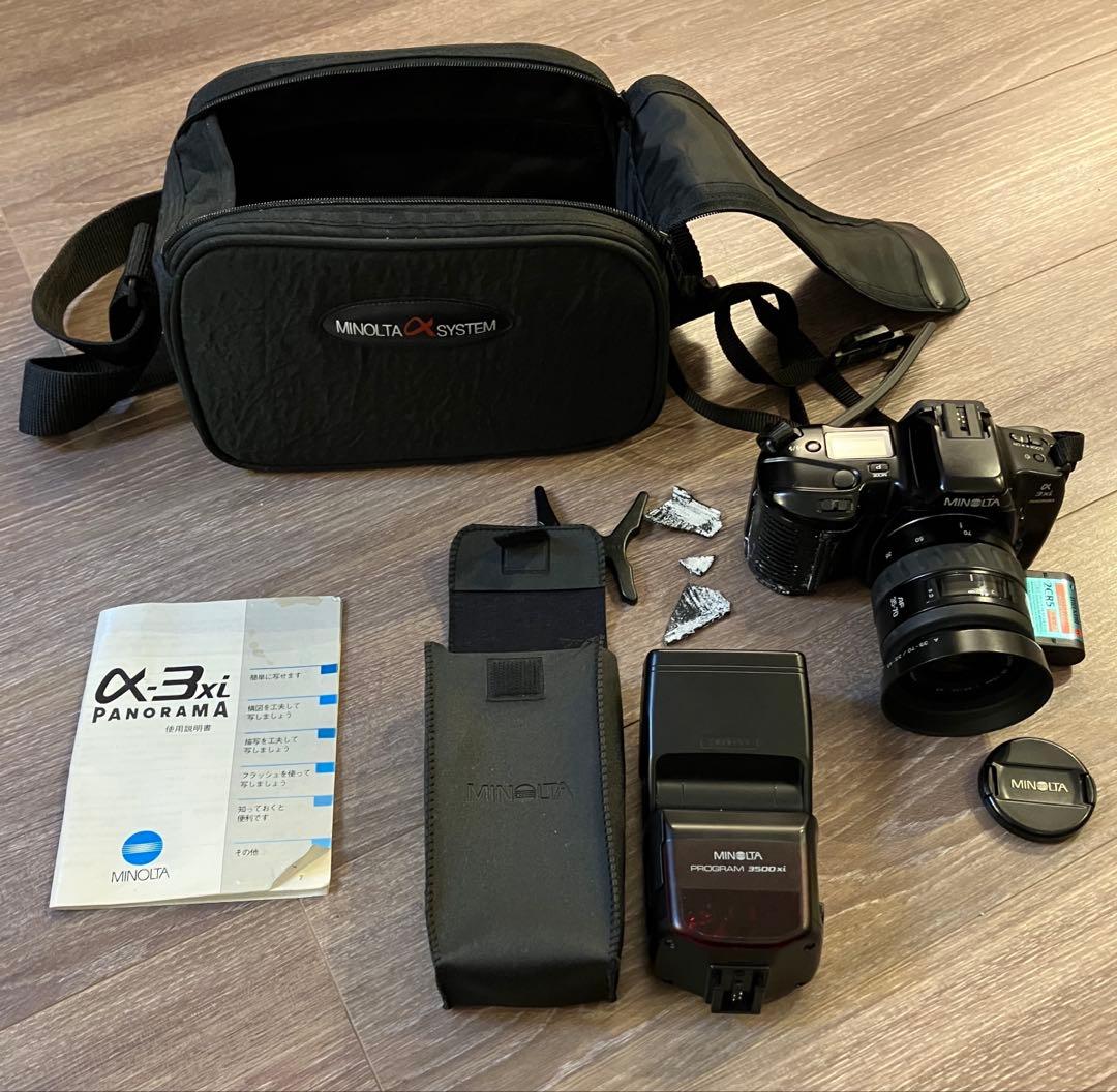 MINOLTA α-3xi 一眼レフカメラセット - メルカリ