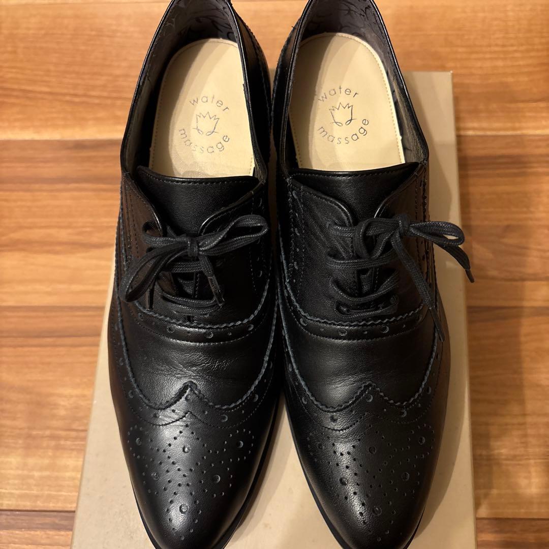 新品未使用HIMIKOレースアップブローグシューズ 24.5cm