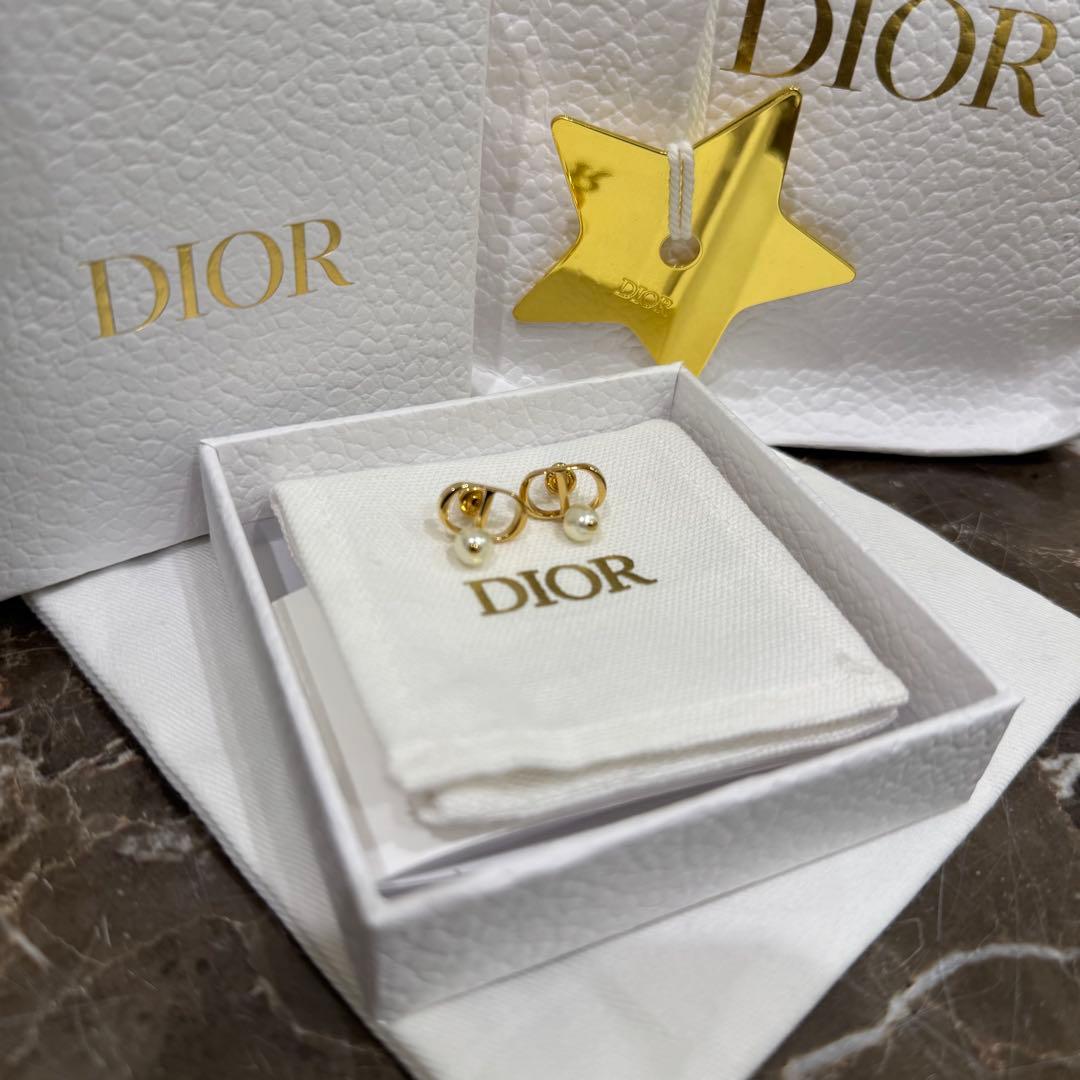 ★【極美品】Christian Dior ディオール ピアス ゴールド★