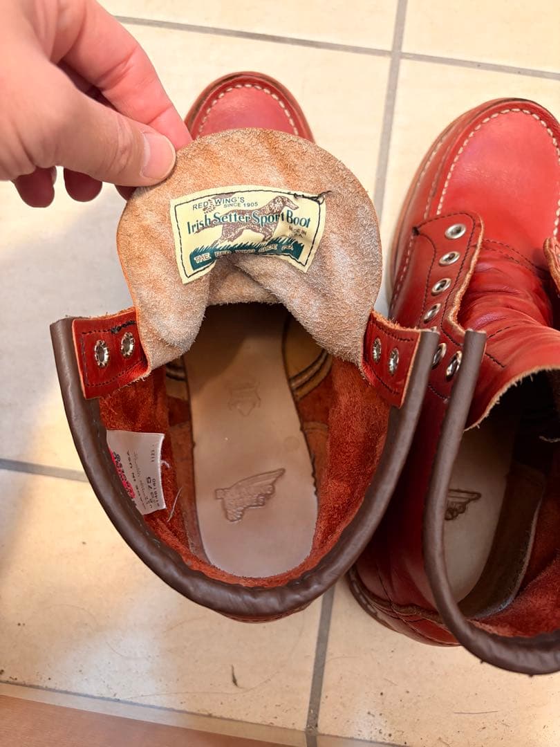 レッドウイング　犬タグ　8875 E 26センチ