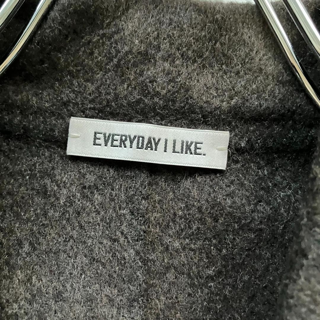 美品◎ドゥーズィエムクラス オーバーサイズリバーコート アルパカ混 ブラウン