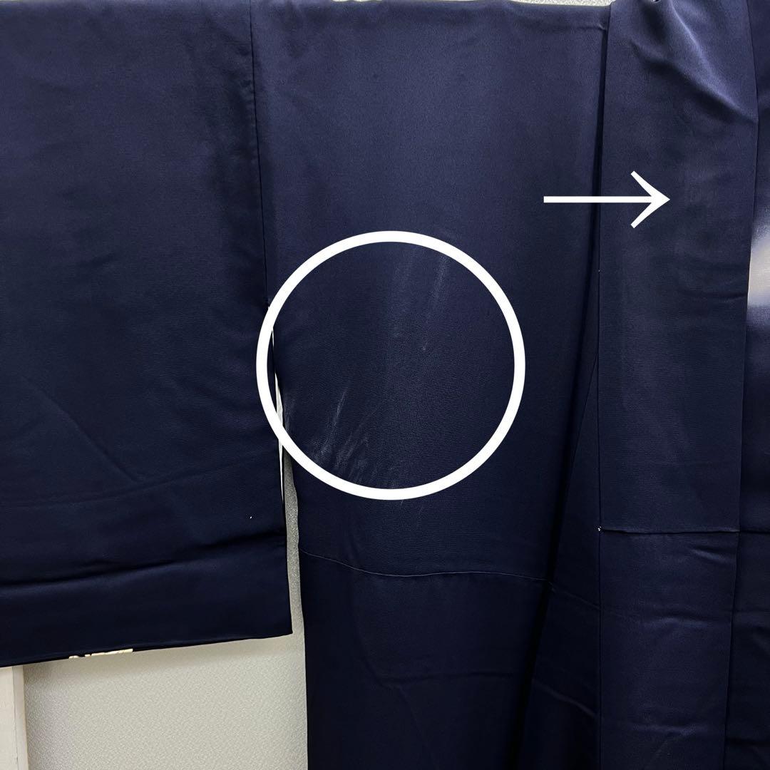 ボ*す様 裄68 正絹 袷 訪問着 アラベスク 難あり