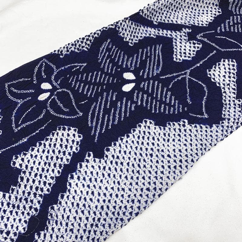 〇【最終値下げ】505ml48〇花 浴衣 反物 有松鳴海絞り 絞り染 木綿〇