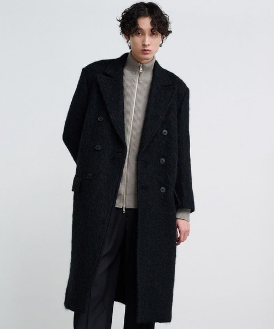 【LUNACY】PUBLIC TOKYO モヘアシャギーオーバーコート PUBLIC TOKYO（パブリックトウキョウ）の「モヘアシャギーオーバー