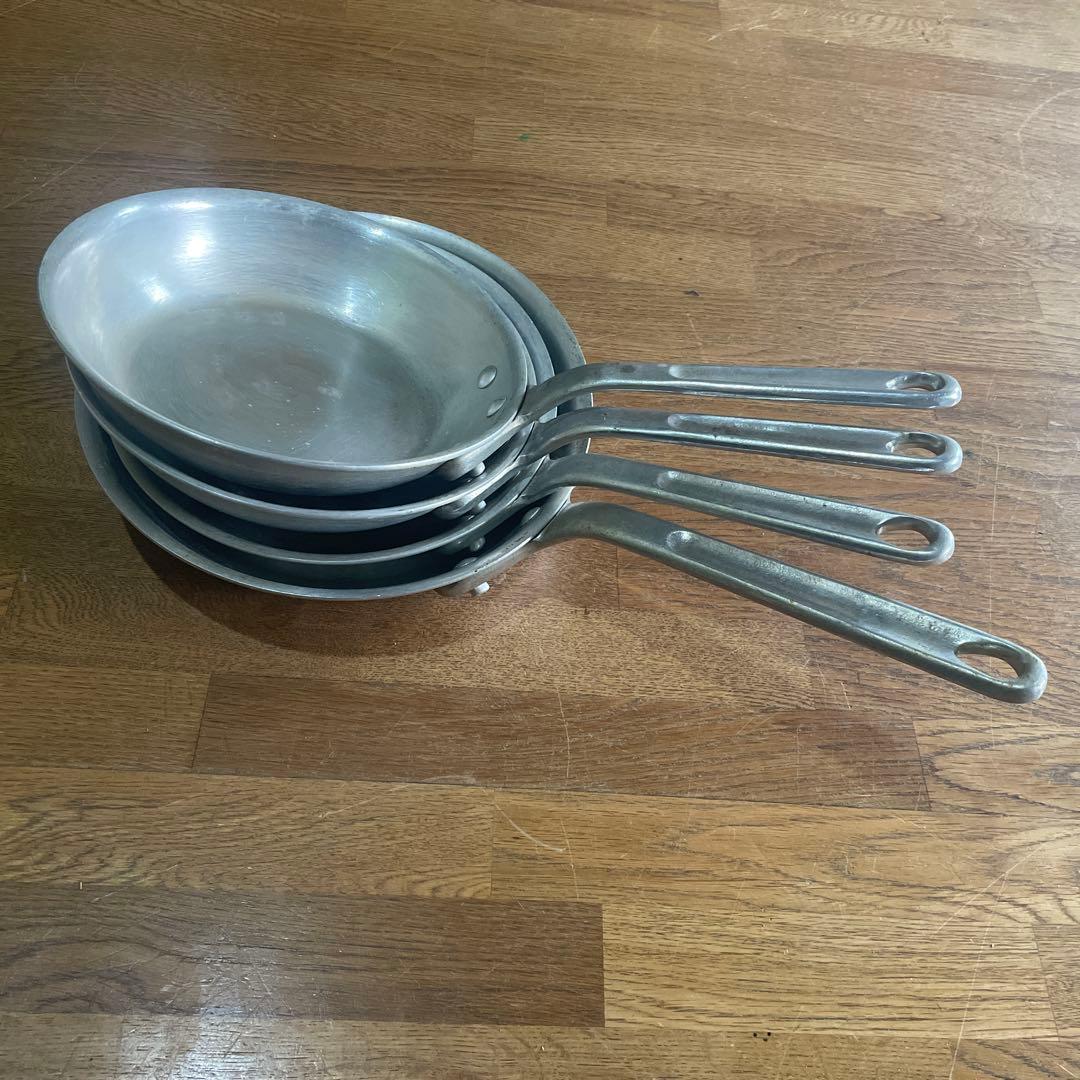 t*2様 AKAOアルミ製フライパン セット 21cm 24cm アカオ DON 硬質アルミフライパン 24cm : モノタス・キッチン雑貨専門