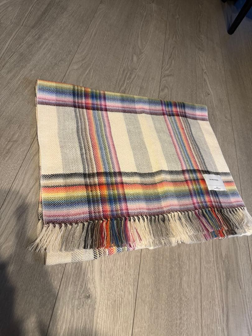イノウエブラザーズ ベビーアルパカマルチカラー　大判ストール37400円マフラー THE INOUE BROTHERS（ザイノウエブラザーズ） ストール マフラー THE