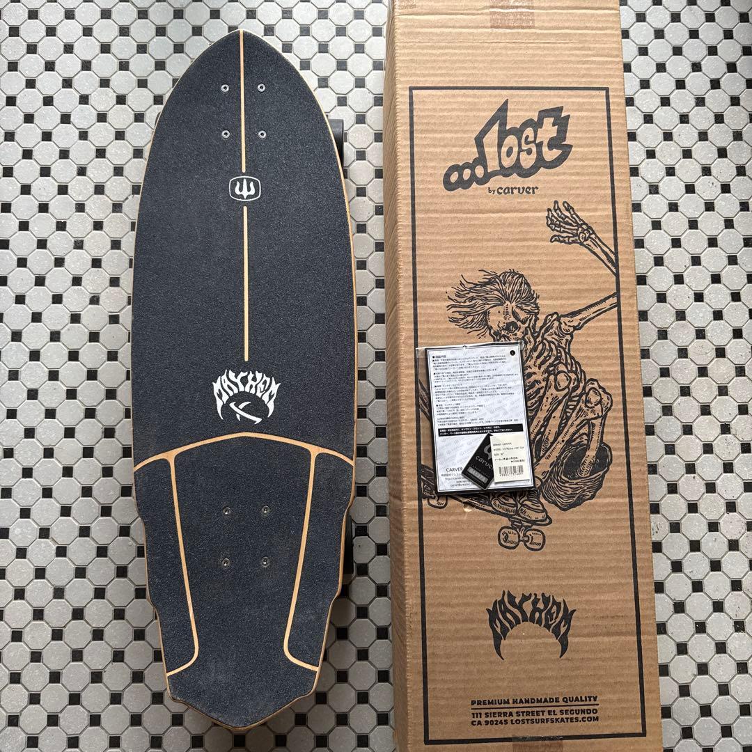 美品】Carver Lost サーフスケートボード 箱・シリアルナンバー付き