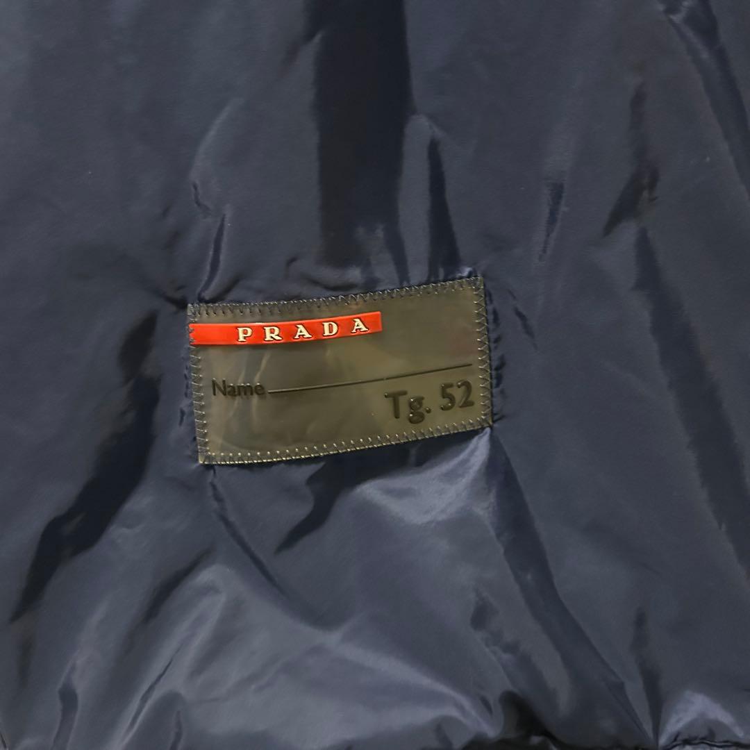 希少52サイズ！ プラダ ナイロンジャケット ネイビー 三角ロゴ - メルカリ