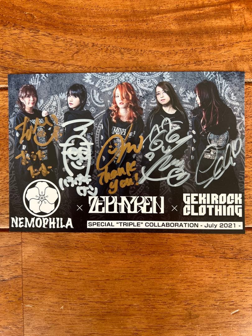 NEMOPHILA サイン入りコラボカード - メルカリ
