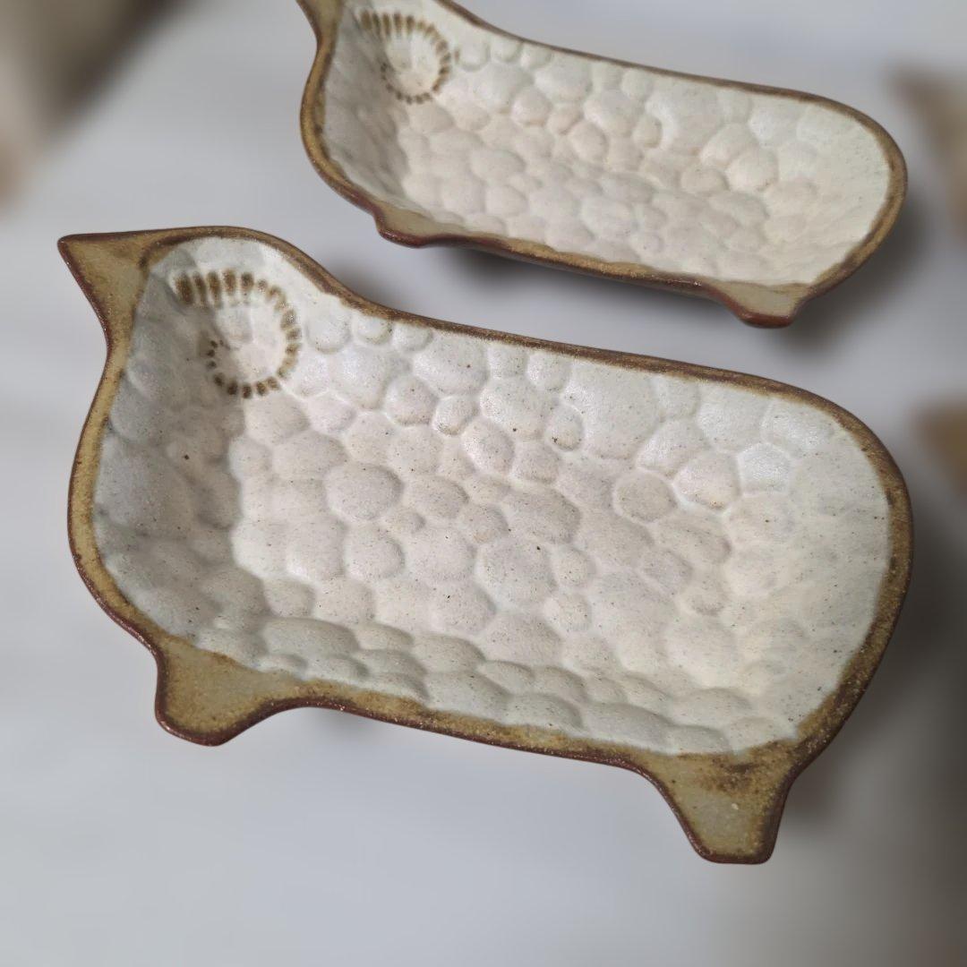 よしざわ窯　羊　4枚セット